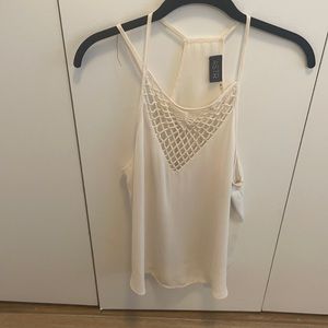 Off white strapless top